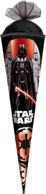 Produktbild von ROTH Schultüte groß Star Wars 85 cm Folie eckig Tüllverschluss ROT(H)-Spitze Zuckertüte Schulanfang