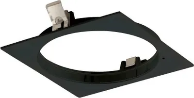 Produktbild von Eglo 60882 IN82SQ Einbaurahmen 1 eckig Schwarz, Chrom