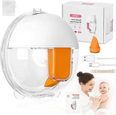 Obrázok produktu pre Prenosná elektrická odsávačka mlieka s funkciou hands-free, 3 režimy, 10 úrovní