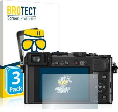Produktbild von 3x BROTECT Entspiegelungs Schutzglas für Panasonic Lumix DMC-LX100 Schutzfolie Panzer Folie Glas Display Schutz matt