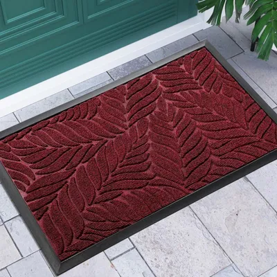 Productafbeelding van Antislip deurmat voor buiten, 92 x 61 cm, bordeauxrood