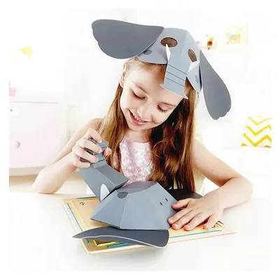 Immagine prodotto di Hape Art & Craft set di artigianato Maschera di elefante, E5123