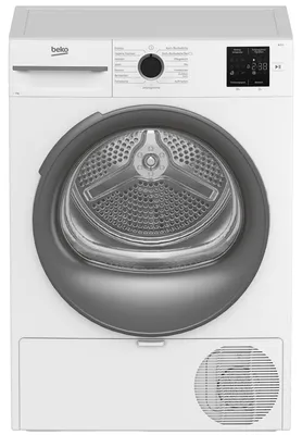 Produktbild von Beko BM3T37210W1 Wärmepumpentrockner 7kg Multifunktionsdisplay 15 Programme