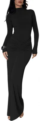 Productafbeelding van Elegante Maxi Dress met Lange Mouwen