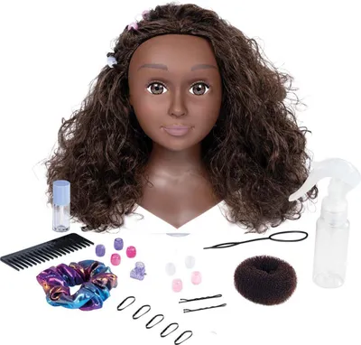 Image de Smoby Mijn Beauty Kappop Afro met Accessoires, 23dlg.