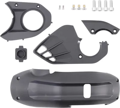 Obrázek produktu pro Haibike All MTN Alloy Motor Cover Kit Haibi včetně krytu motoru L/R, skidplate, nabíjecího konektoru