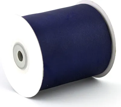 Produktbild von Satinband 75mm x 20m Rolle Dunkelblau