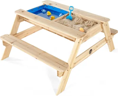 Produktbild von PLUM Sandkasten | 2in1 | Wassertisch | Picknicktisch | aus Holz
