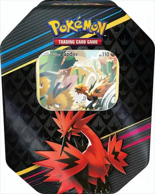 Produktbild von Pokémon-TCG: Zenit der Könige Tin-Box #2 – Galar-Zapdos, Sammelkarten