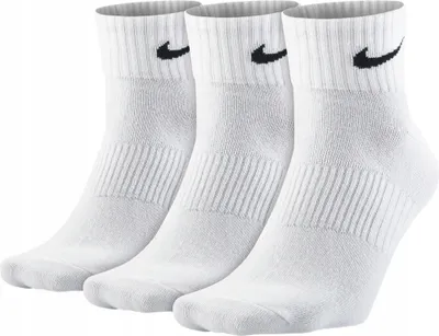 Produktbild von Nike One Quater Socken 3er Pack - Farbe: weiß - Größe: 42-46