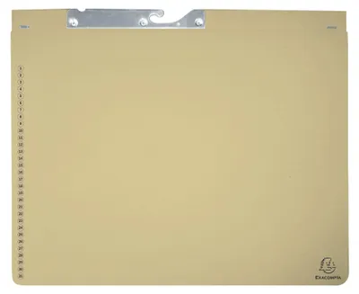 Produktbild von Exacompta Binder mit 2 Fächern 275x318mm elfenbein
