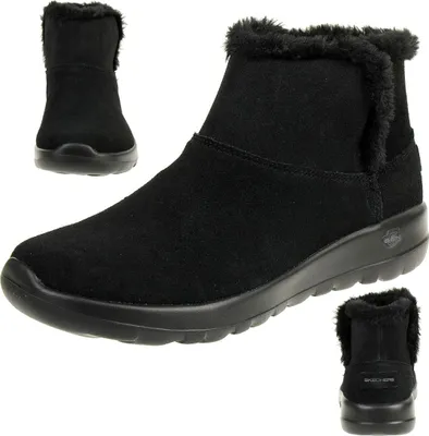 Obrázek produktu pro Skechers On-The-Go Joy - Bundle Up - Black / Black Suede Velikost: 36 Regular