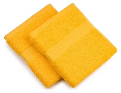 Productafbeelding van Gözze - Handdoeken, 2-delig, zacht en absorberend, 100% katoen, 50 x 100 cm - Geel