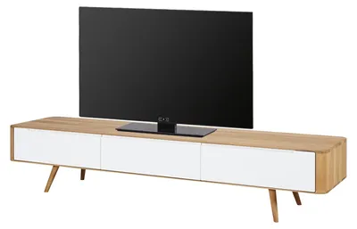 Produktbild von home24 Tv-Lowboard - Wildeiche Teilmassiv
