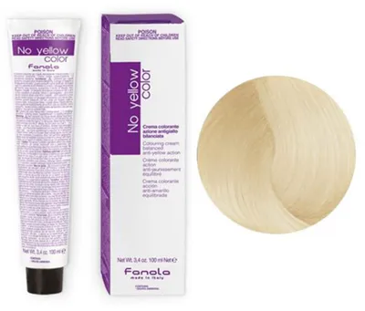 Produktbild von Fanola No Yellow Color Colouring Cream Professionelle permanente Haarfarbe S.1202 100 ml
