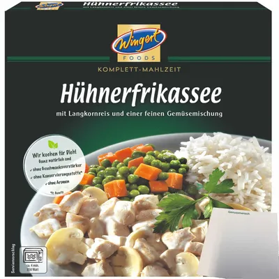 Produktbild von Wingert Hühnerfrikassee (480g Packung) + usy Block