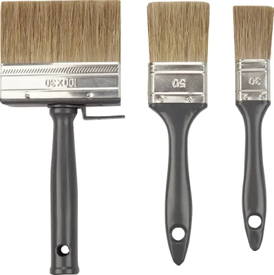Produktbild von Mako Lasur-Pinsel-Set 3-tlg.