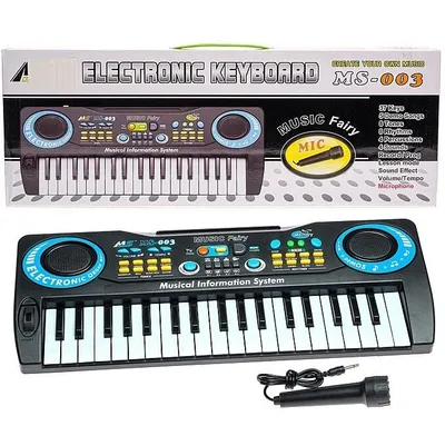 Zdjęcie produktu dla Keyboard Dla Dzieci Pianino Organy Z Mikrofonem Instrument