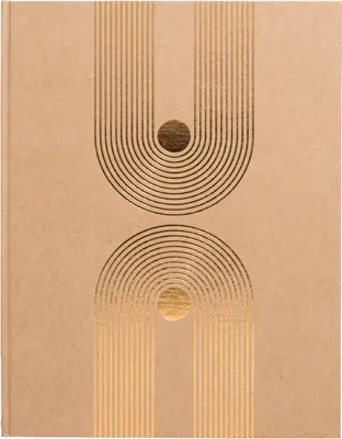 Imagen del producto de EXACOMPTA 47849E EXACOMPTA, libro de visitas con diseño gráfico, 220 x 270 mm, color kraft