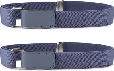 Produktbild von 2x Ladeheid Kinder Gürtel Elastik-Gürtel 1-6 Jahre 34-65 cm P15 (Jeans, 1-6 Jahre)