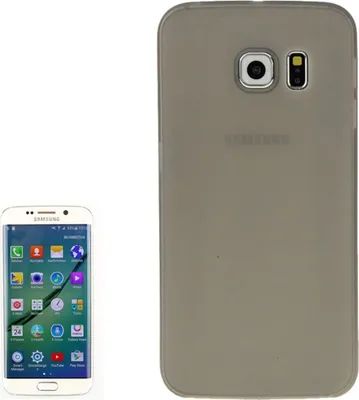 Produktbild von Schutzhülle Case Ultra Dünn 0,3mm für Handy Samsung Galaxy S6 Edge Grau