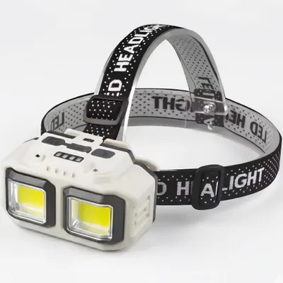 Obrázek produktu pro LED čelovka s pohybovým senzorem a USB nabíjením - Slabě Zelená KP40335