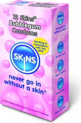 Produktbild von Skins - Bubblegum Premium-Kondome Packung 8