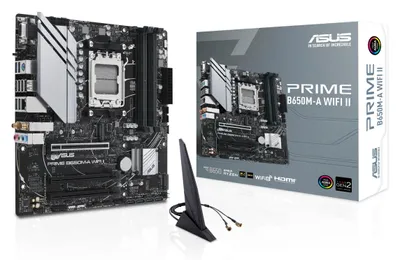 Produktbild von Asus 90Mb1Eg0-M0Eay0 Prime B650M-A Wifi Ii//Am5,B650,Usb 3.2 Gen 2,Wifi 6,Aura,Mb