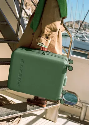Produktbild von LUGGAGE STUDIO - Harter Koffer aus Polycarbonat mit TSA-Schloss und multidirektionalen Rädern
