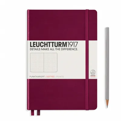 Produktbild von Leuchtturm 359695, Einfarbig, Rot, A5, 251 Blätter, 80 g/m², Hardcover