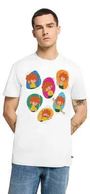 Produktbild von Spreadshirt Pumuckl Zeigt Verschiedene Emotionen Männer Premium T-Shirt, M, Weiß