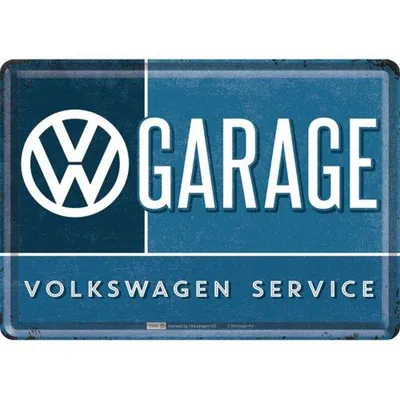 Zdjęcie produktu dla Pocztówka Metalowa 14 X 10 Cm Vw
