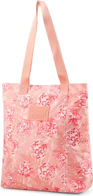 Image de PUMA sac shopper sac à épaule Core Pop Shopper Chalk Pink-AOP rose