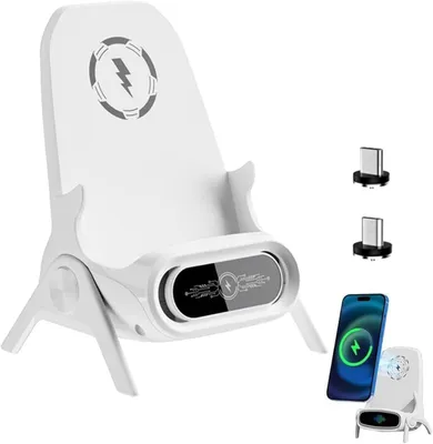 Produktbild von Drahtloses Schnellladegerät Multifunktionale Telefon Halter Induktions-Ladegerät