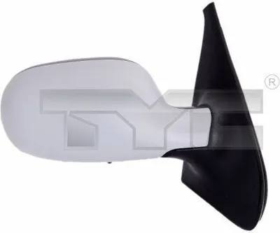 Produktbild von TYC 328-0019 Außenspiegel Seitenspiegel Rechts für RENAULT CLIO II (BB0/1/2, CB0/1/2) Konvex Beheizt Grundiert