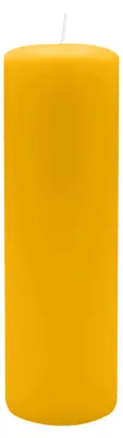 Produktbild von Stumpenkerzen 180 x  Ø 60 mm, Goldgelb, 12 Stück