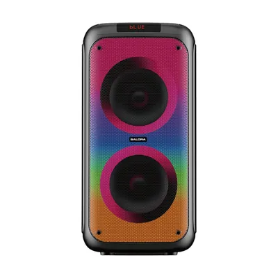 Produktbild von SALORA PARTYBOX220 Lautsprecher, Schwarz – 220W Leistung, Bluetooth, Multi-Farben LED-Beleuchtung