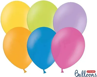 Produktbild von 10 Partystar Luftballons bunt 30cm