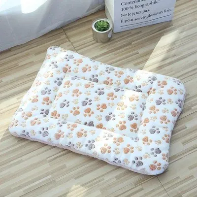 Produktbild von Kuschelmat für Hunde und Katzen, kleine Plüschmatratze, wärmende Kittenmatte, Katzen-Schlafplatz