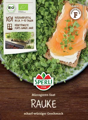 Produktbild von SPERLI Microgreen-Saat Rauke Eruca sativa 40 g