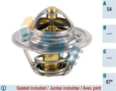 Produktbild von FAE Thermostat Kühlmittel 87°C für VW Golf IV Schrägheck (1J1) GOLF VI (5K1) Golf V Schrägheck (1K1) POLO (9N) TOURAN (1T1, 1T2)