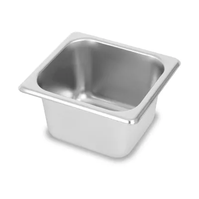 Immagine prodotto di VERTES GN Contenitore 1/6 Gastro Norm Gastronorm (acciaio inox, profondità 100 mm, igienico, antiruggine, antigraffio, resistente alle temperature da -40° a +300°C)