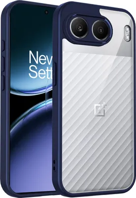 Obrázek produktu pro Pouzdro pro OnePlus Nord 4 průhledný zadní kryt s TPU rámečkem, odolné proti nárazům Modrý