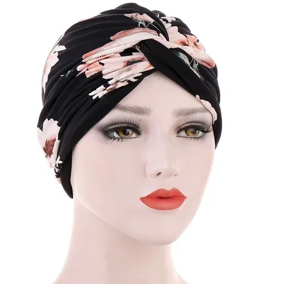 Immagine prodotto di Cappello Turbante SI-6677 - Nero per Donna KP6677