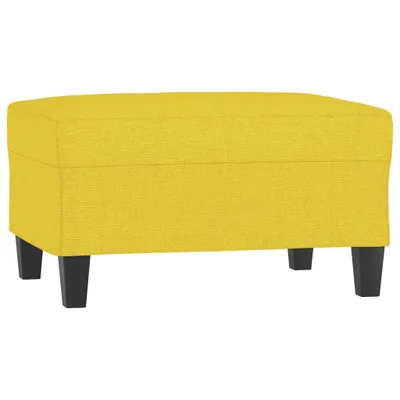 Obrázok produktu pre vidaXL Podnožka Light Yellow 70x55x41 cm Látka