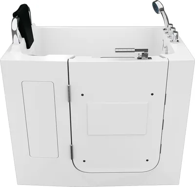 Produktbild von Sitzbadewanne Senioren Wanne Sitzwanne mit Tür S08-TH-B-L 110x68cm