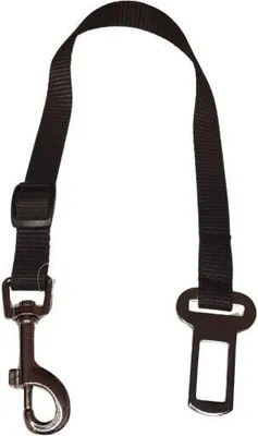 Image de Palkar ceinture de sécurité pour petits chiens 50 cm x 16 mm marron