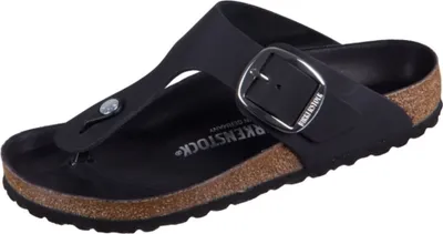 Produktbild von Birkenstock Gizeh Big Buckle LEOI Zehentrenner Schwarz in Gr. 42