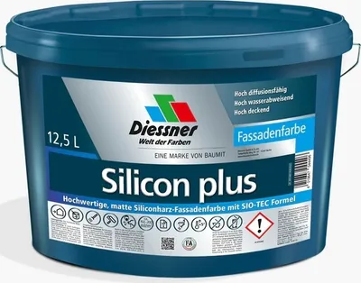 Produktbild von Diessner Silicon Plus Fassadenfarbe 12,5 Liter