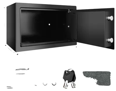 Obrázek produktu pro Bezpečný, digitální zámek, ohnivzdorné provedení, 8,5 l – černá